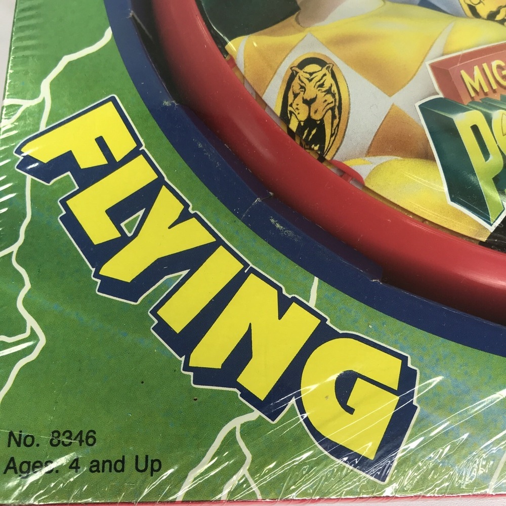 Spectra Star Flying Disc Unisex 9in Green Power Rangers 3D Vintage 1994 Toy 8346 - Picture 3 of 6